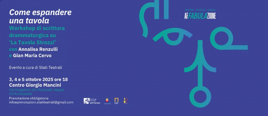 AFFABULAZIONE: workshop di scrittura drammaturgica