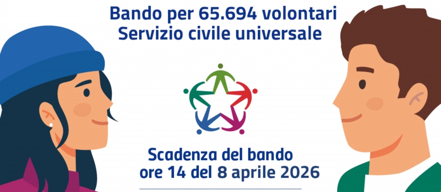 Aperto il bando Servizio Civile Universale