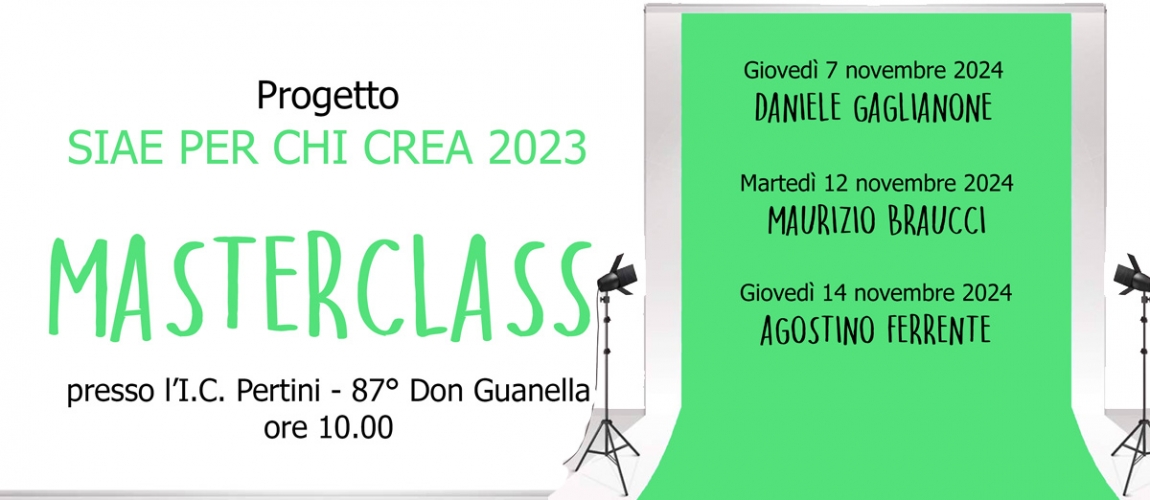 Masterclass di cinema all'I.C. Pertini - 87 Don Guanella