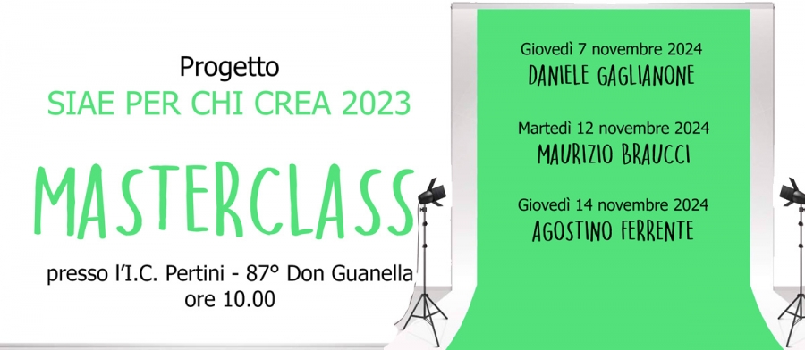 Masterclass di cinema all'I.C. Pertini - 87 Don Guanella