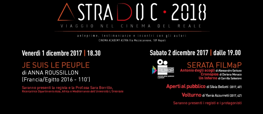 Doppia serata di AstraDoc con Anna Roussillon e FilmaP