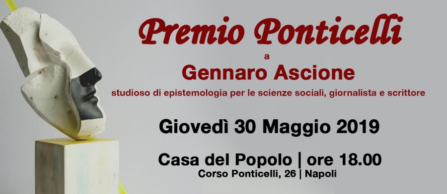 Premio Ponticelli a Gennaro Ascione