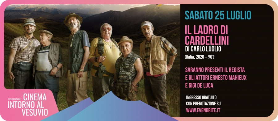 Carlo Luglio, Ernesto Mahieux e Gigi De Luca ospiti di CINEMA INTORNO AL VESUVIO