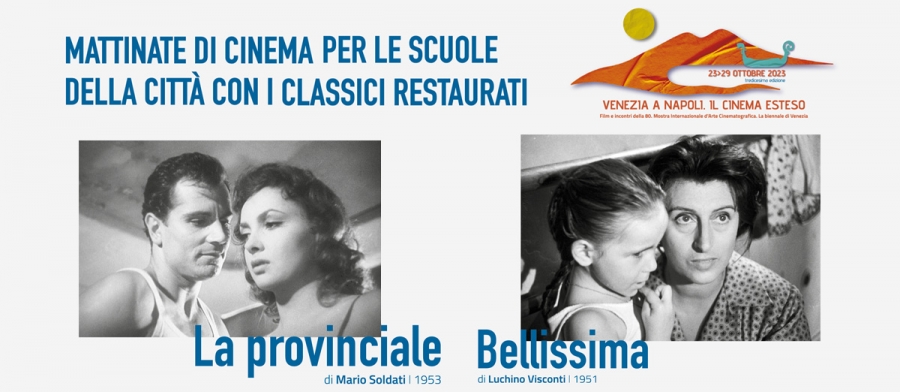 Mattinate di cinema per le scuole con i classici restaurati
