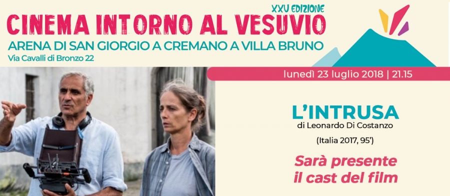 Il cast del film L'INTRUSA all'Arena di San Giorgio a Cremano