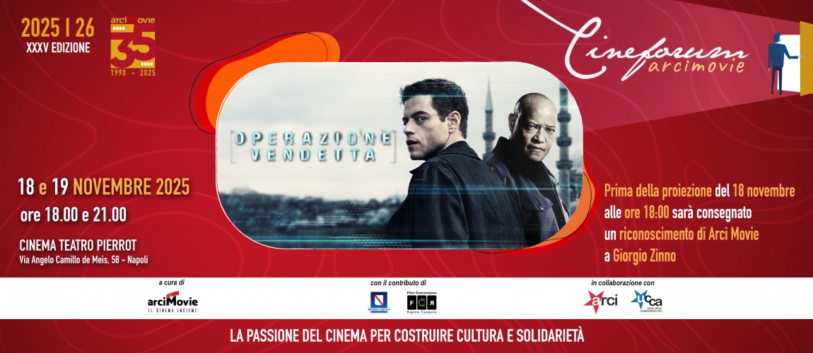 A Giorgio Zinno la targa "Arena Arci Movie a Villa Bruno"